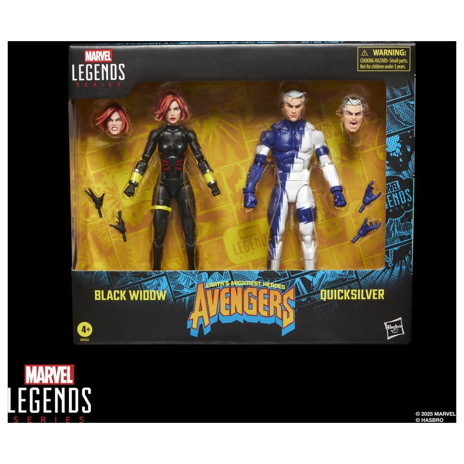 Avengers Marvel Legends Action Figure 2-Pack Black Widow & Quicksilver 15 cm product photo