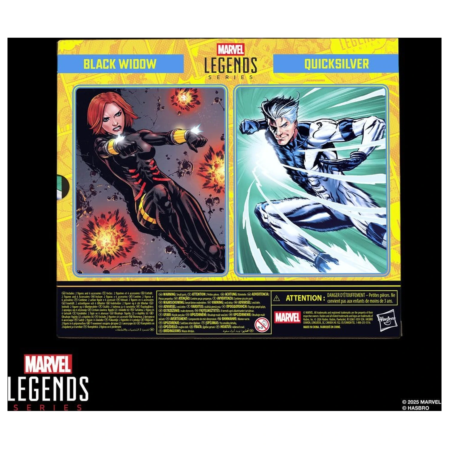 Avengers Marvel Legends Action Figure 2-Pack Black Widow & Quicksilver 15 cm product photo