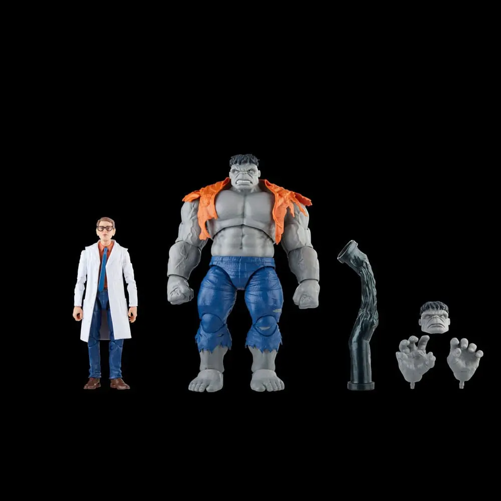 Avengers Marvel Legends Action Figures Gray Hulk & Dr. Bruce Banner 15 cm termékfotó