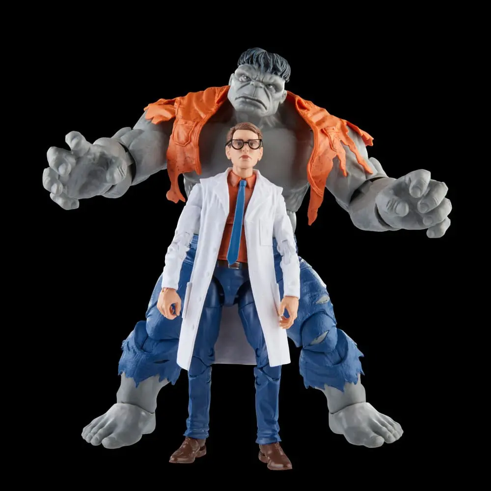 Avengers Marvel Legends Action Figures Gray Hulk & Dr. Bruce Banner 15 cm termékfotó