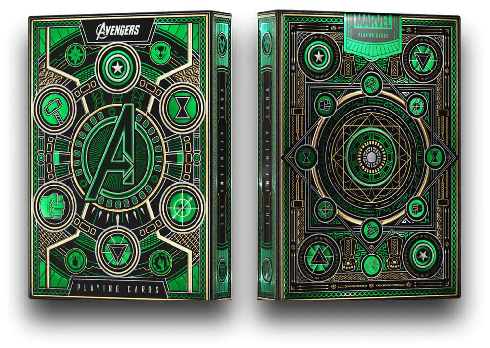 Avengers - The Infinity Saga Playing Cards Green Version termékfotó