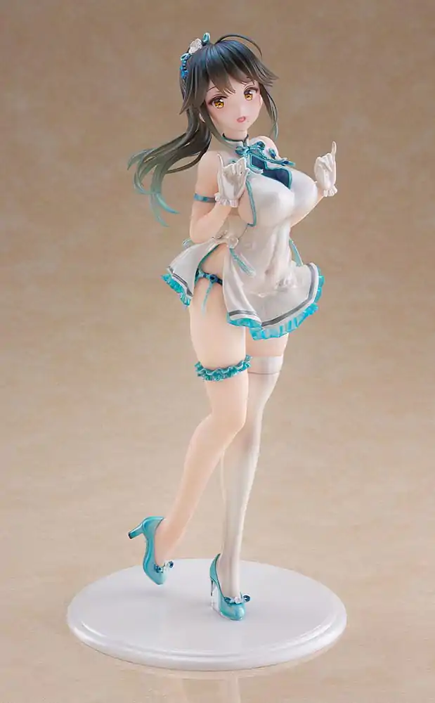 Avian Romance Pink Label 5 PVC Statue 1/6 Ponytail Girl: Qipao 29 cm product photo