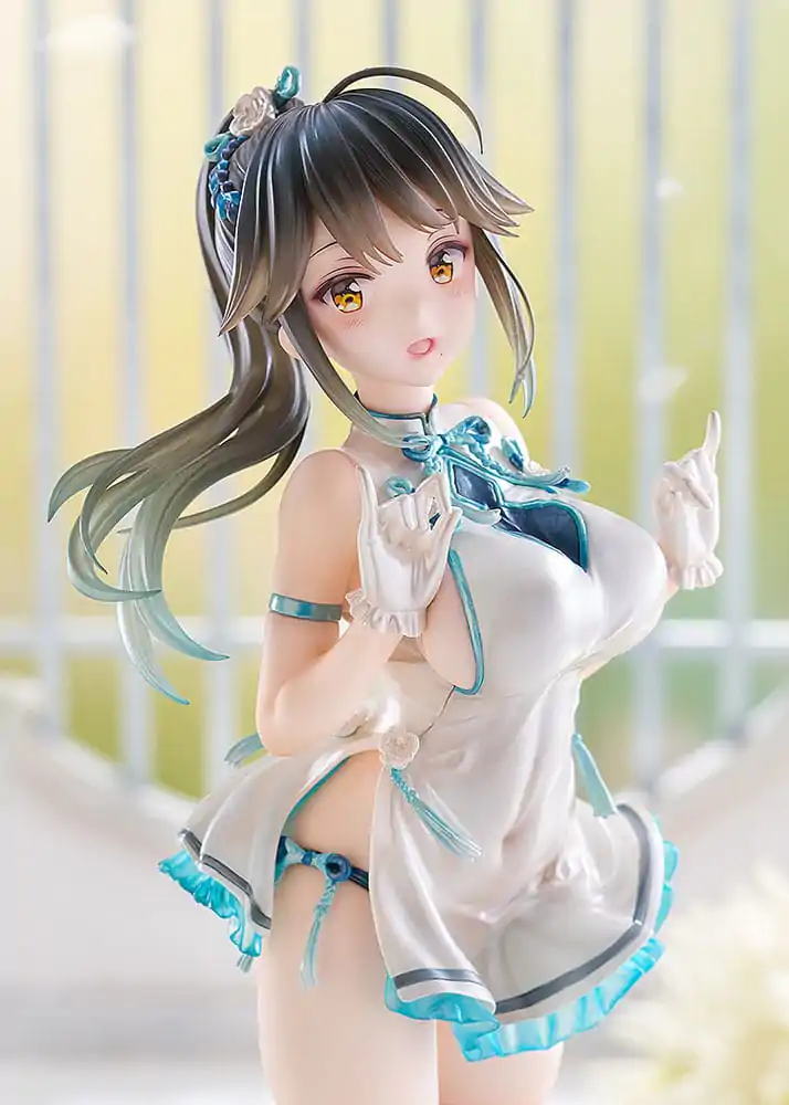 Avian Romance Pink Label 5 PVC Statue 1/6 Ponytail Girl: Qipao 29 cm product photo