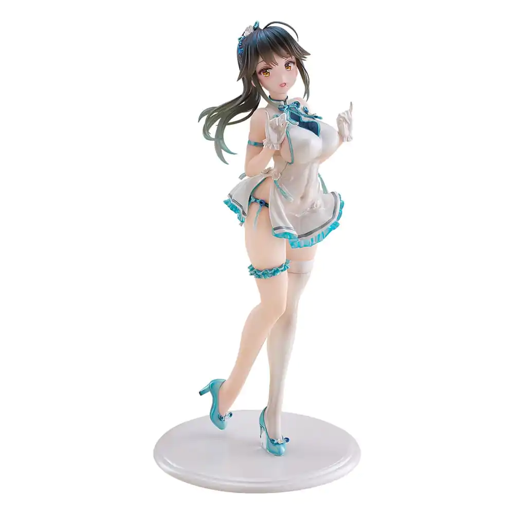 Avian Romance Pink Label 5 PVC Statue 1/6 Ponytail Girl: Qipao 29 cm product photo