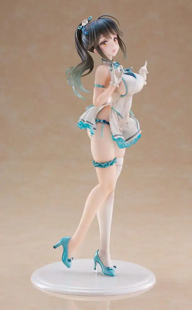 Avian Romance Pink Label 5 PVC Statue 1/6 Ponytail Girl: Qipao 29 cm product photo