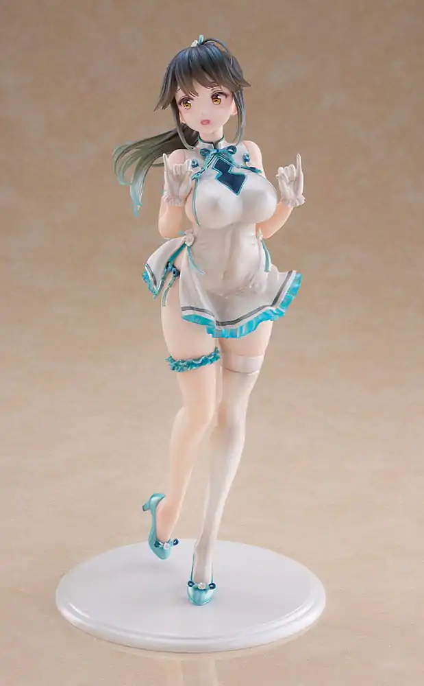 Avian Romance Pink Label 5 PVC Statue 1/6 Ponytail Girl: Qipao 29 cm product photo