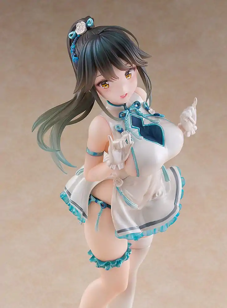 Avian Romance Pink Label 5 PVC Statue 1/6 Ponytail Girl: Qipao 29 cm product photo