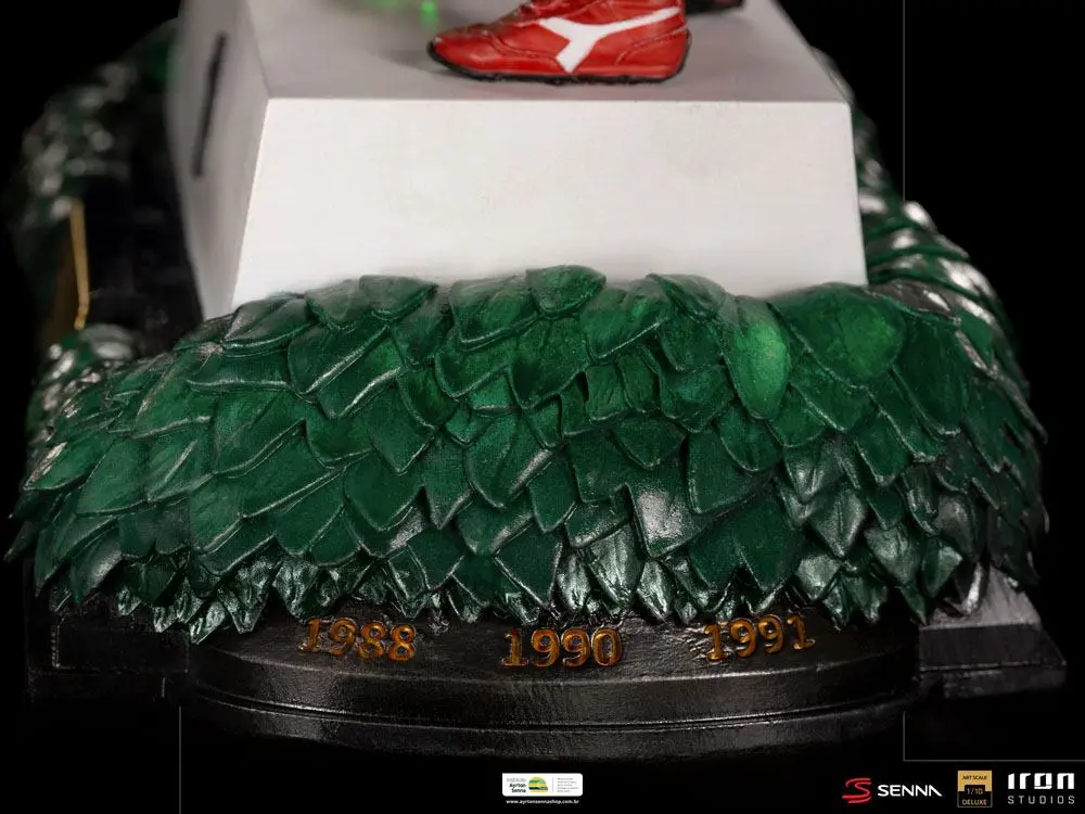 Ayrton Senna Deluxe Art Scale Statue 1/10 Alain Prost &amp; Ayrton Senna (The Last Podium 1993) 27 cm product photo