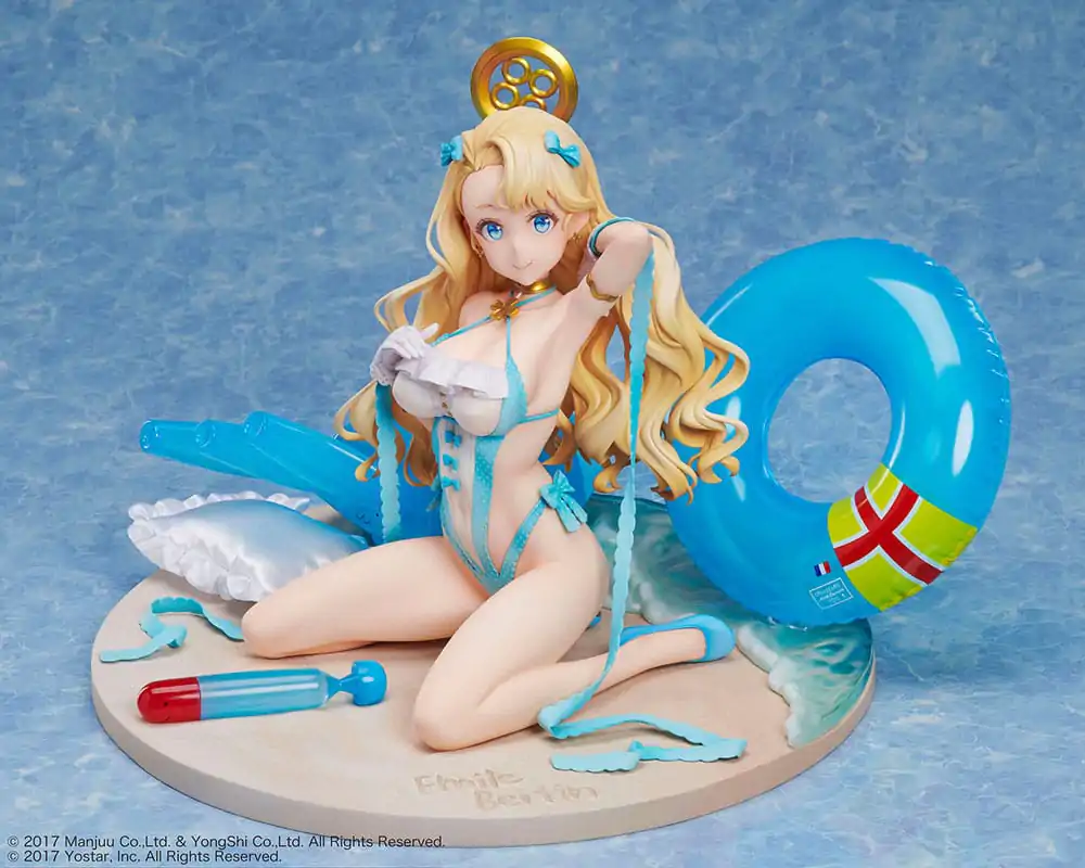 Azur Lane PVC Statue 1/4 Emile Bertin swimsuit costume Côte d'Azur 21 cm product photo