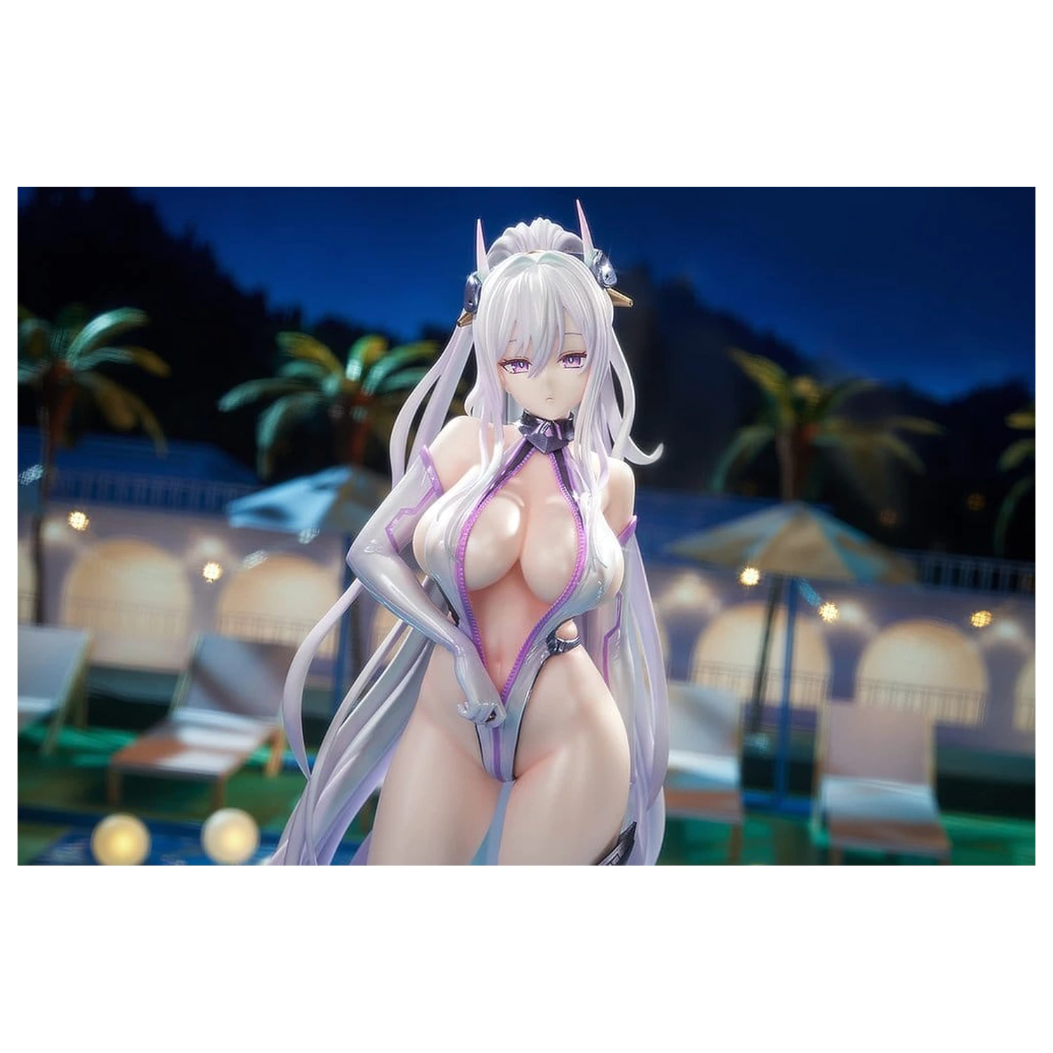Azur Lane PVC Figure 1/6 Kearsarge Nightpool 28 cm product photo