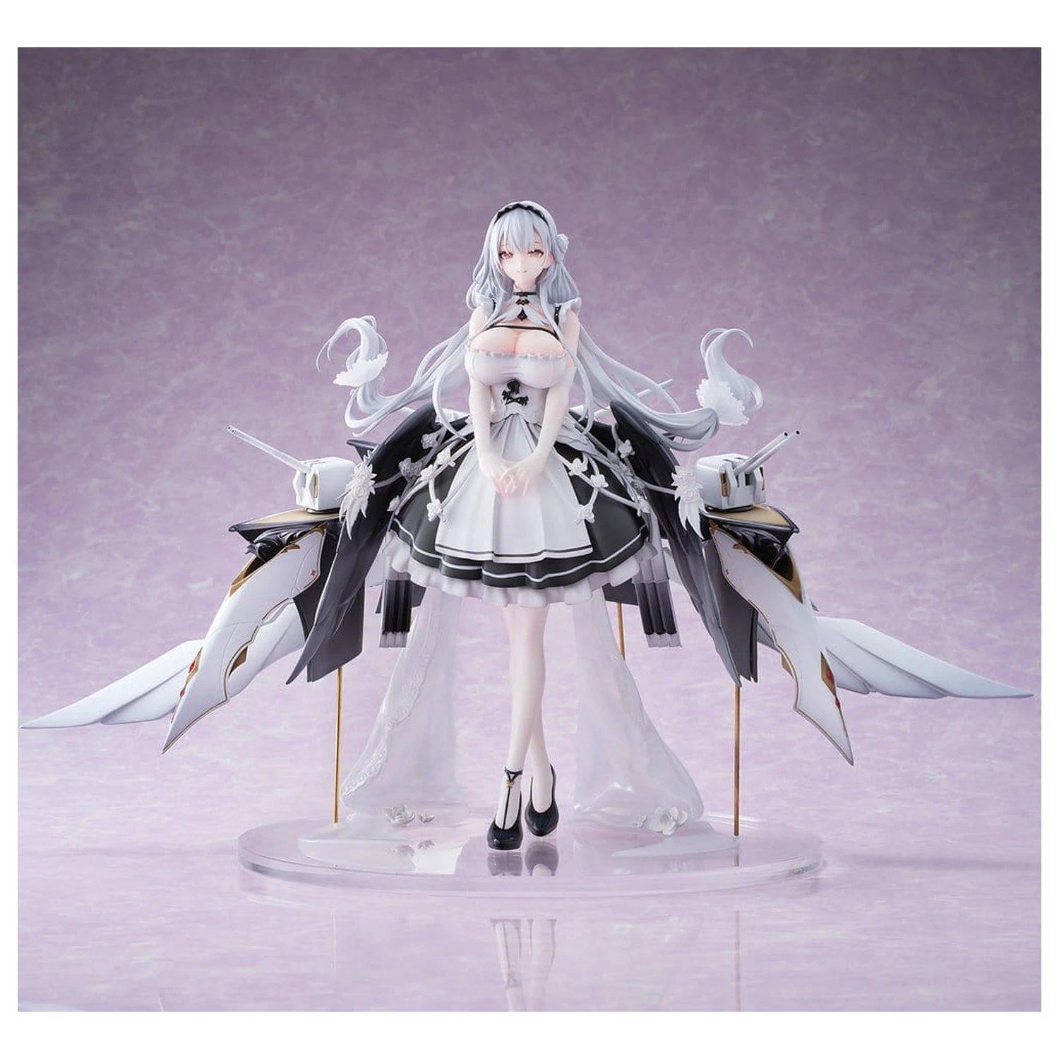 Azur Lane PVC Figure 1/6 Shira Heavy Armament Ver. 26 cm product photo