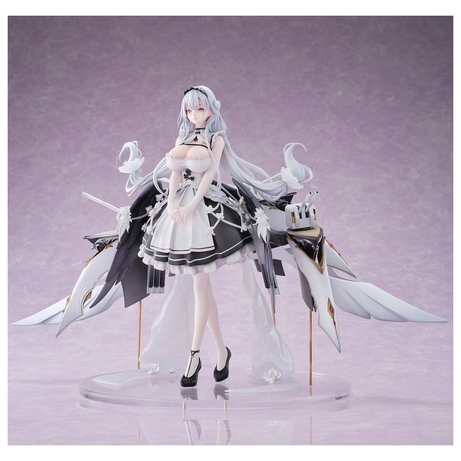 Azur Lane PVC Figure 1/6 Shira Heavy Armament Ver. 26 cm product photo