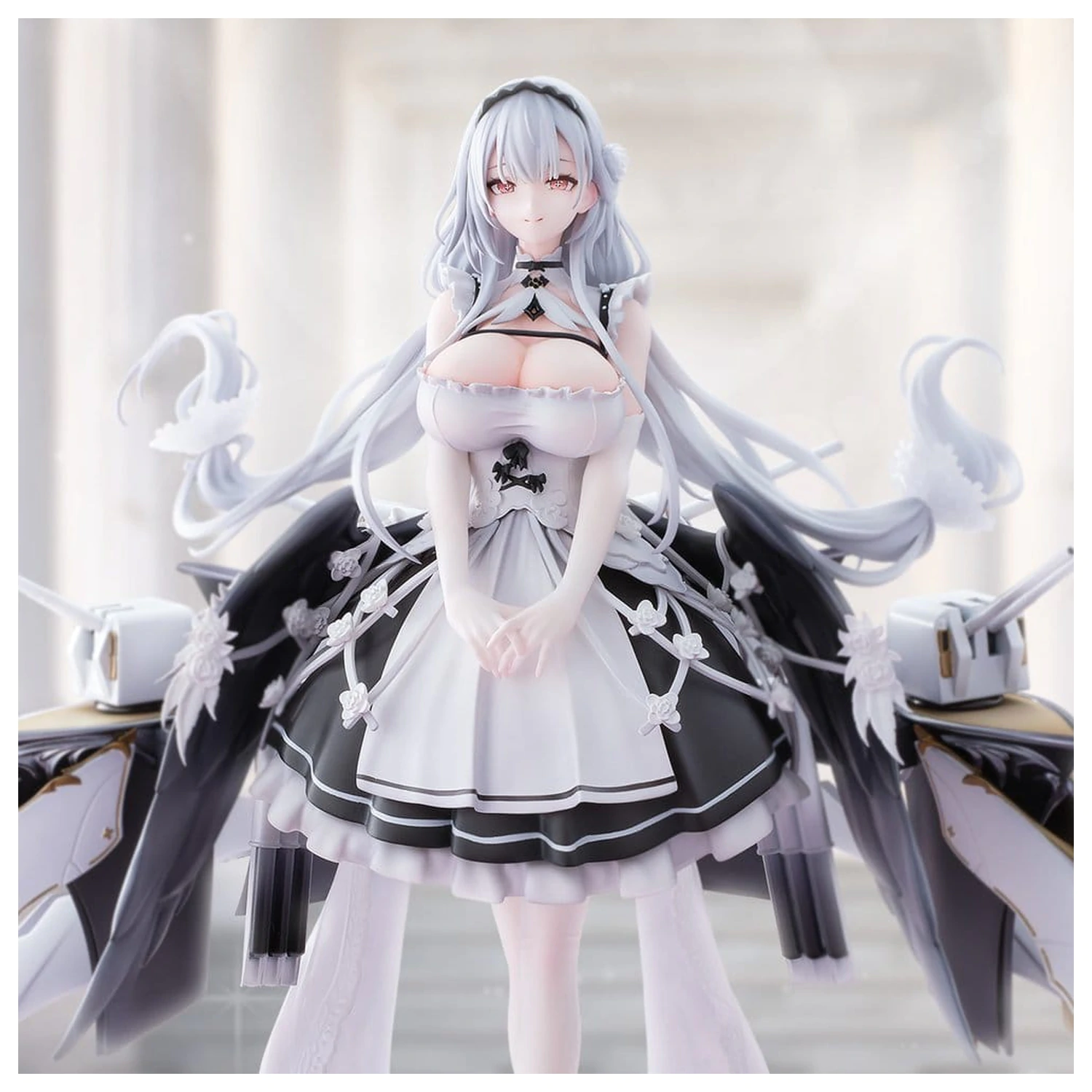 Azur Lane PVC Figure 1/6 Shira Heavy Armament Ver. 26 cm product photo