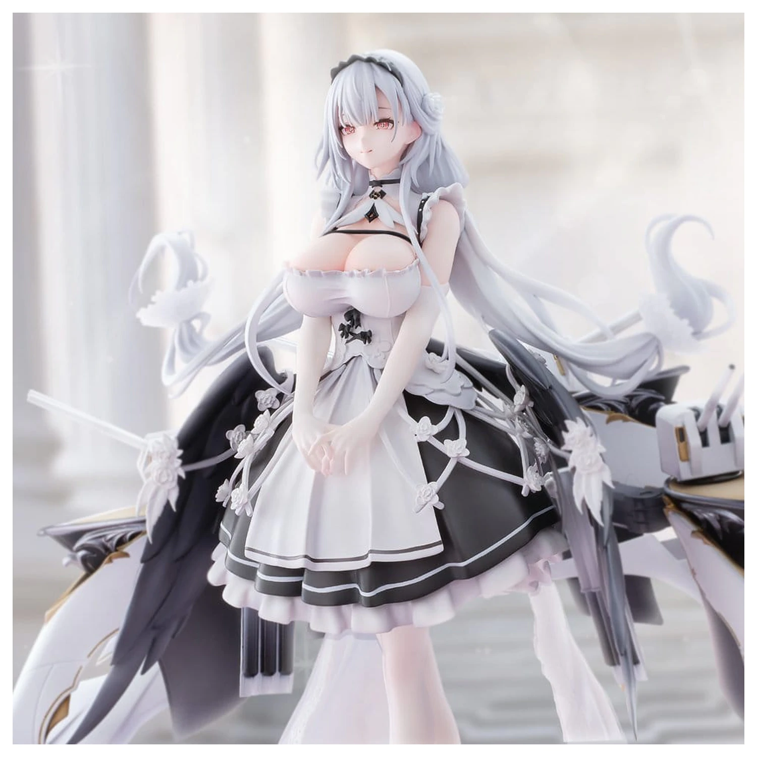 Azur Lane PVC Figure 1/6 Shira Heavy Armament Ver. 26 cm product photo