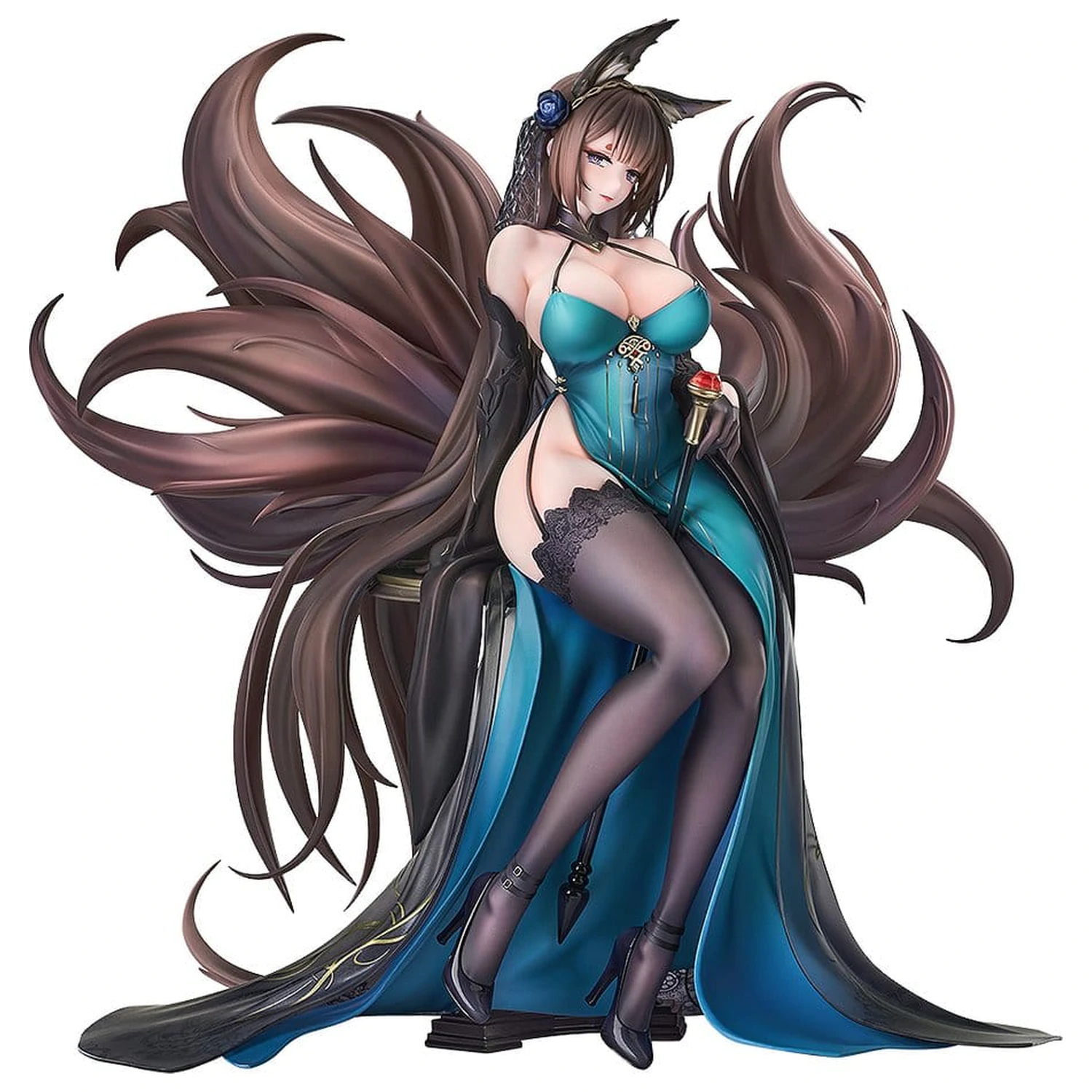 Azur Lane PVC Statue 1/7 Amagi: Throne of Fallen Petals Ver. 27 cm  product photo