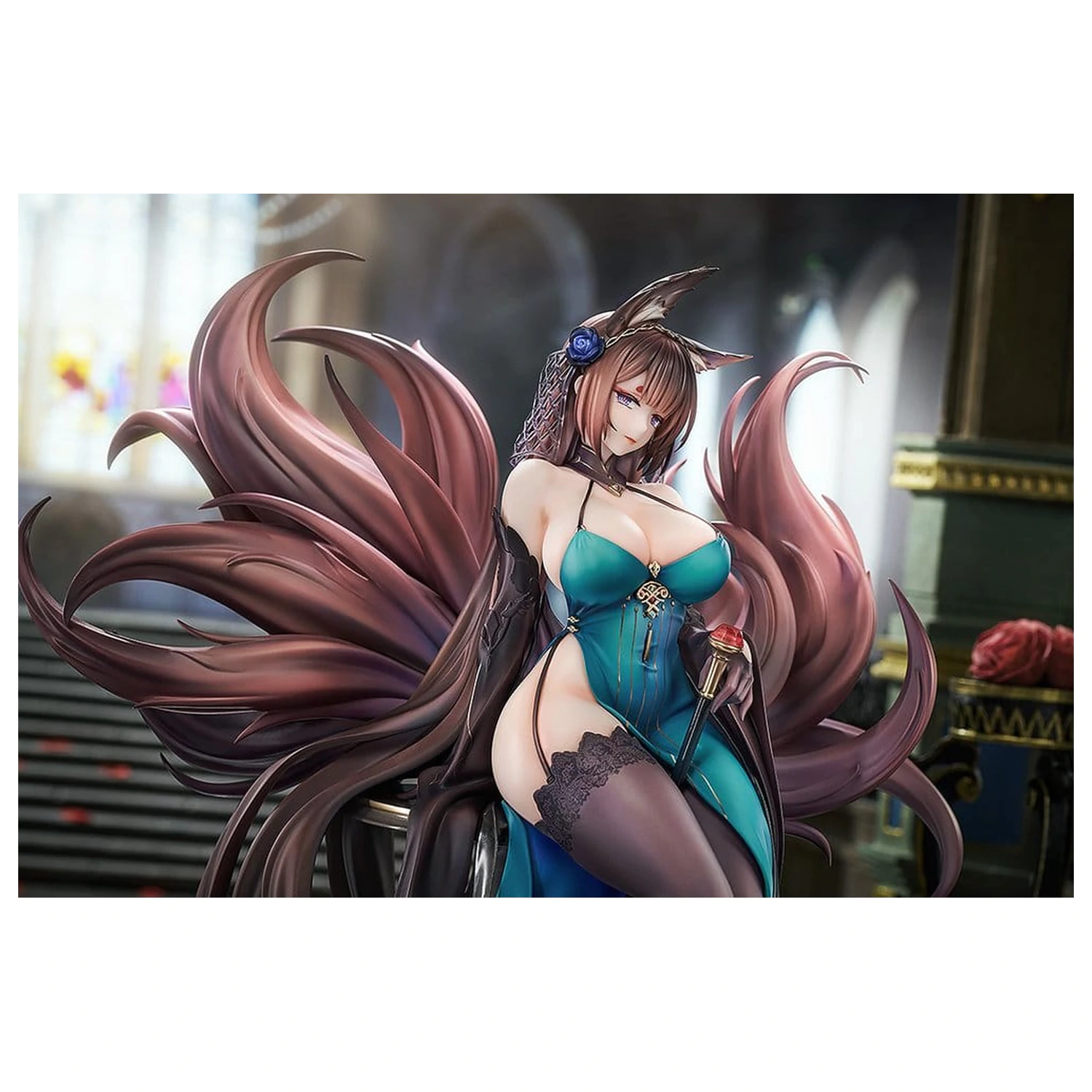 Azur Lane PVC Statue 1/7 Amagi: Throne of Fallen Petals Ver. 27 cm  product photo