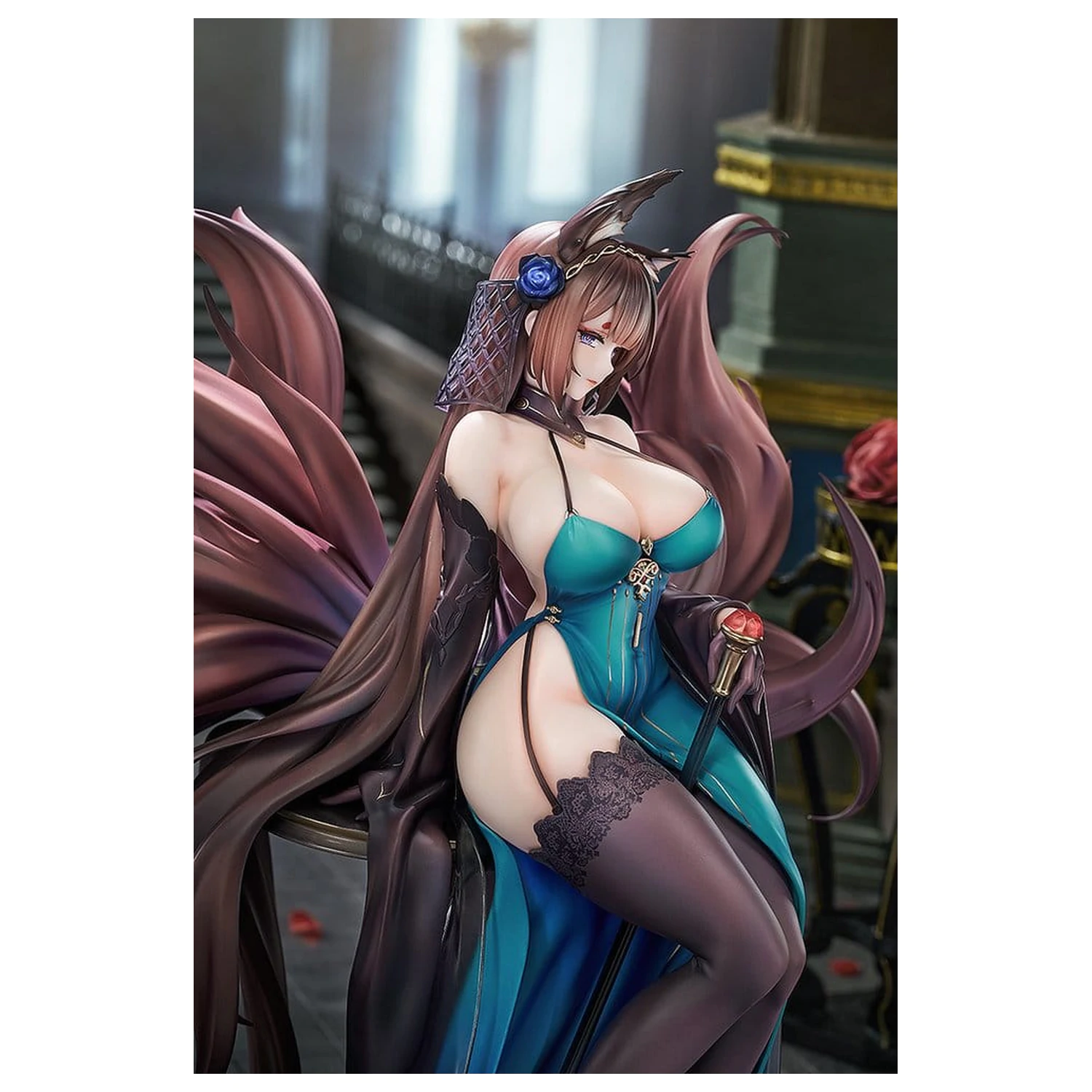 Azur Lane PVC Statue 1/7 Amagi: Throne of Fallen Petals Ver. 27 cm  product photo
