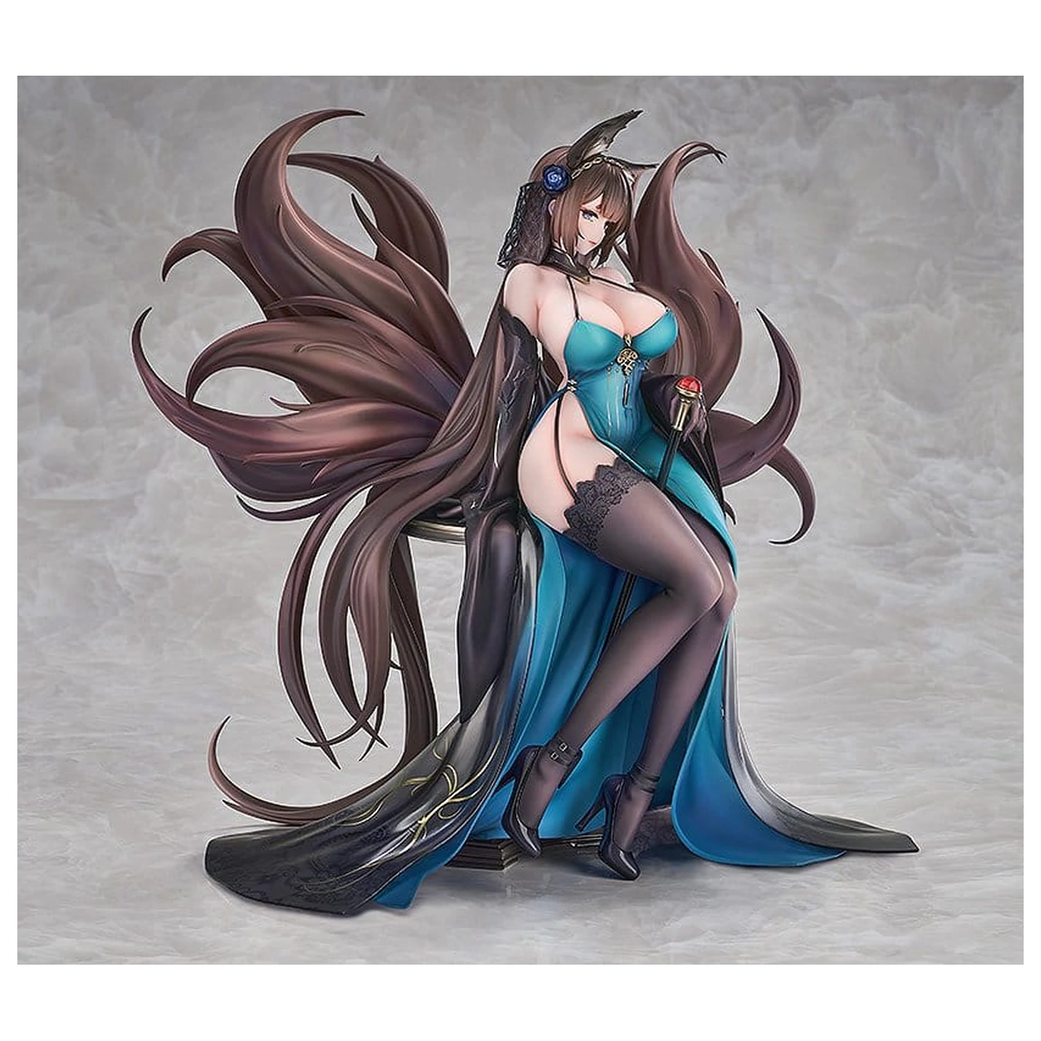 Azur Lane PVC Statue 1/7 Amagi: Throne of Fallen Petals Ver. 27 cm  product photo