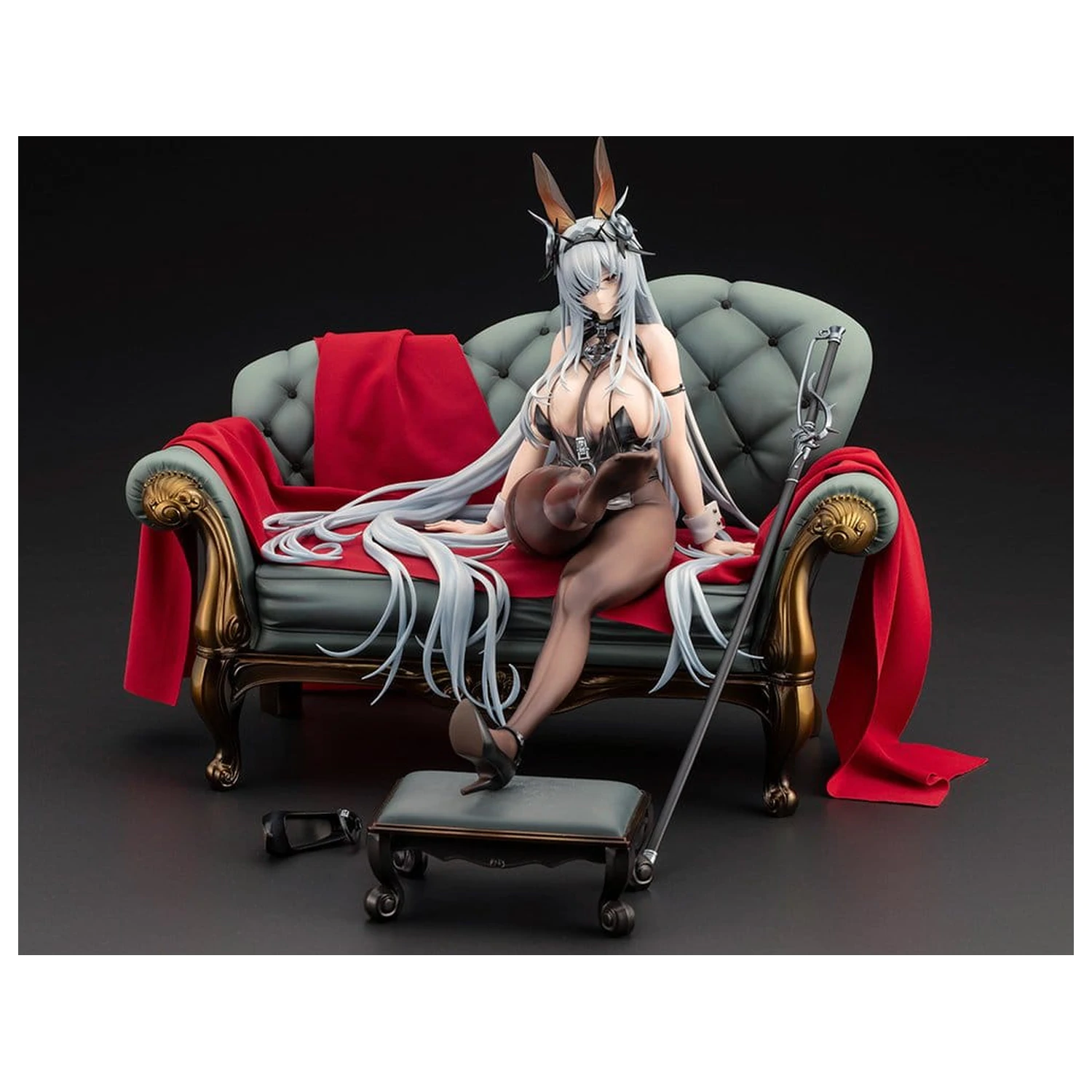 Azur Lane PVC Statue 1/7 Fritz Rumey Schwarzes Kaninchen Ver. 23 cm product photo
