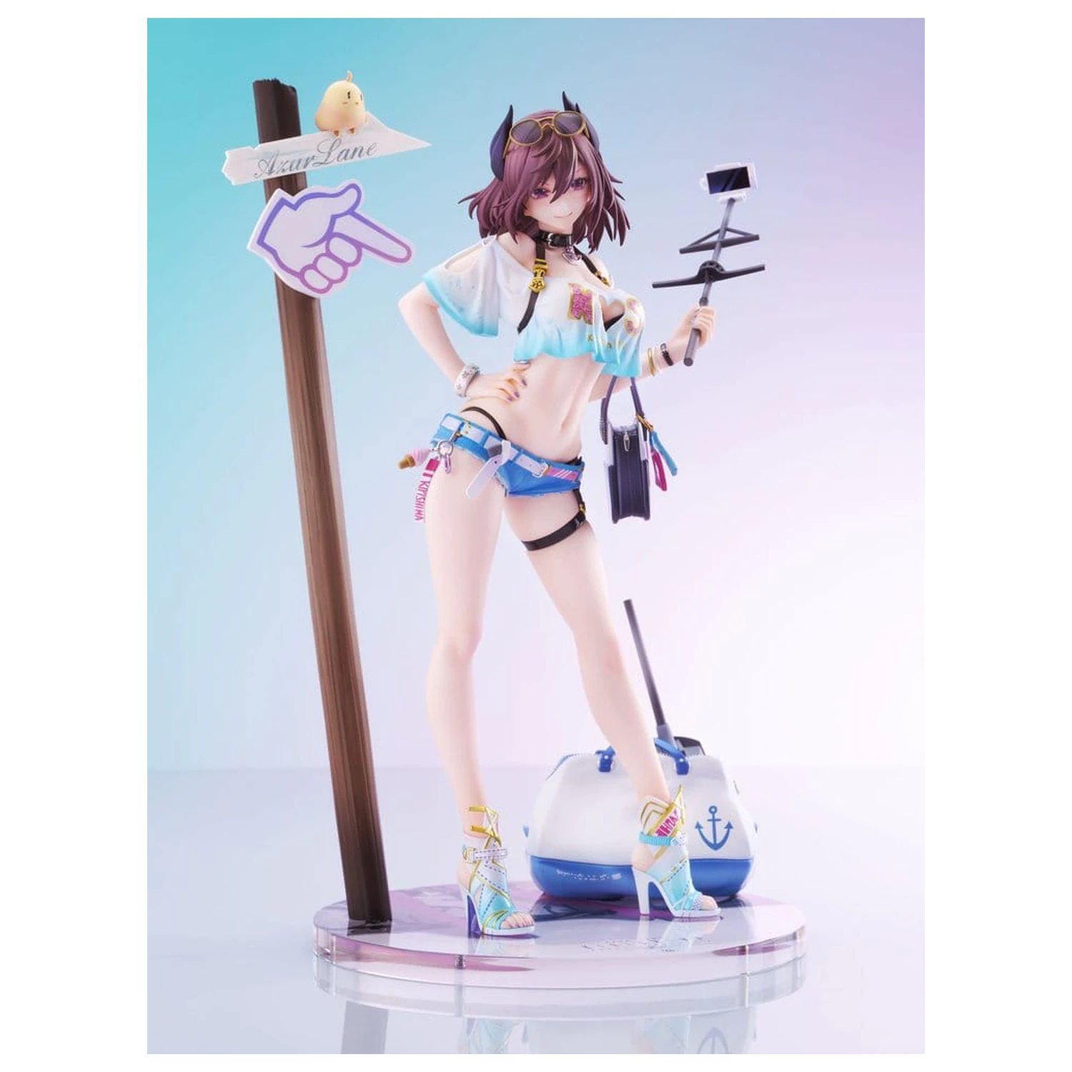 Azur Lane PVC Figure 1/7 Kirishima Bravely Summer 28 cm product photo