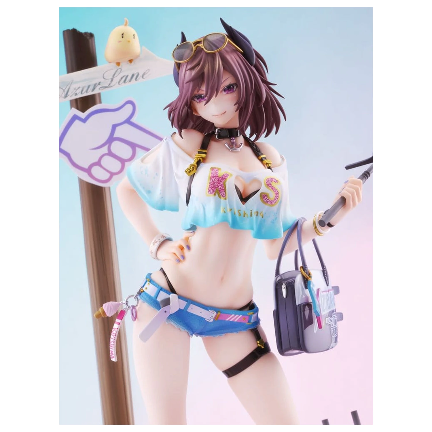 Azur Lane PVC Figure 1/7 Kirishima Bravely Summer 28 cm product photo