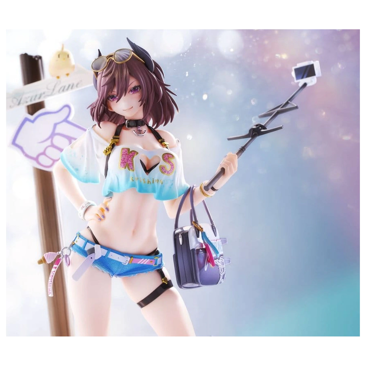 Azur Lane PVC Figure 1/7 Kirishima Bravely Summer 28 cm product photo