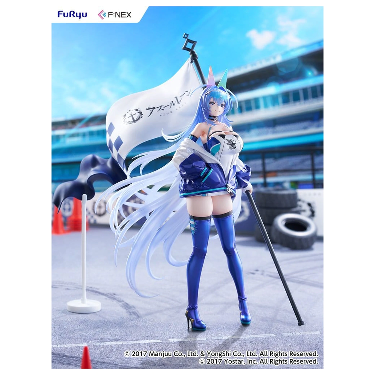 Azur Lane PVC Figure 1/7 New Jersey IRF2024 Ver. 30 cm product photo