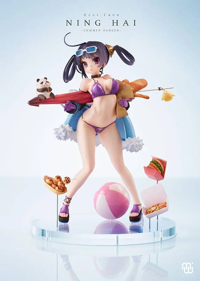 Azur Lane PVC Statue 1/7 Ning Hai Summer Hunger 24 cm product photo