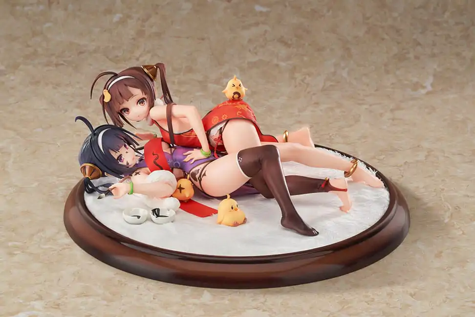 Azur Lane PVC Statue 1/7 Ping Hai &amp; Ning Hai 12 cm product photo