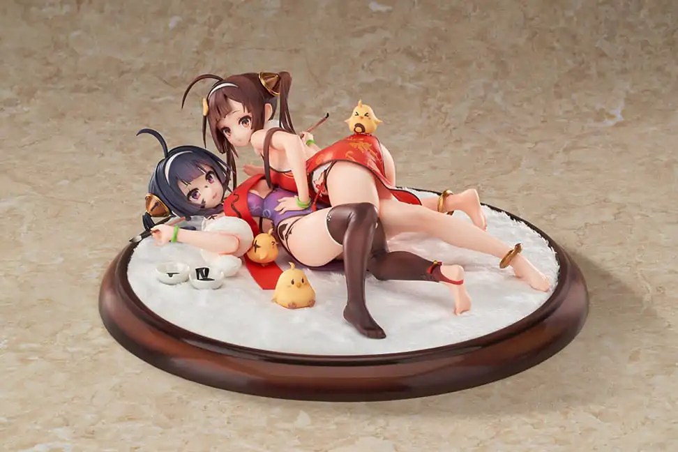 Azur Lane PVC Statue 1/7 Ping Hai &amp; Ning Hai 12 cm product photo