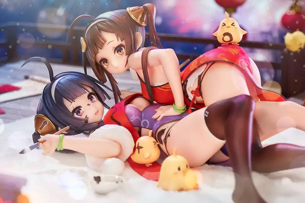 Azur Lane PVC Statue 1/7 Ping Hai &amp; Ning Hai 12 cm product photo