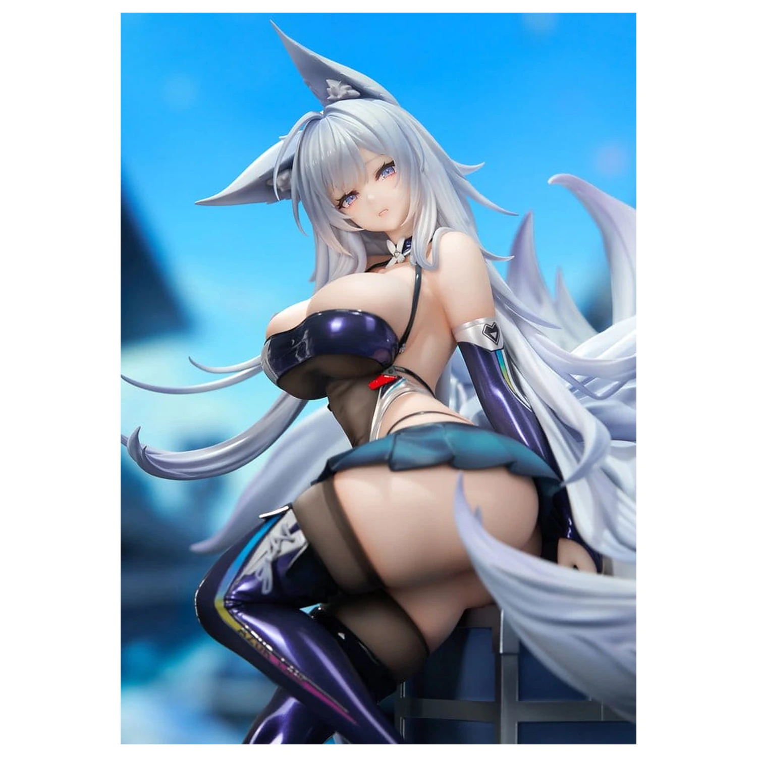 Azur Lane PVC Figure 1/7 Shinano Moonlit Chrome Ver. Acrylic Special Edition w/Display 25 cm product photo