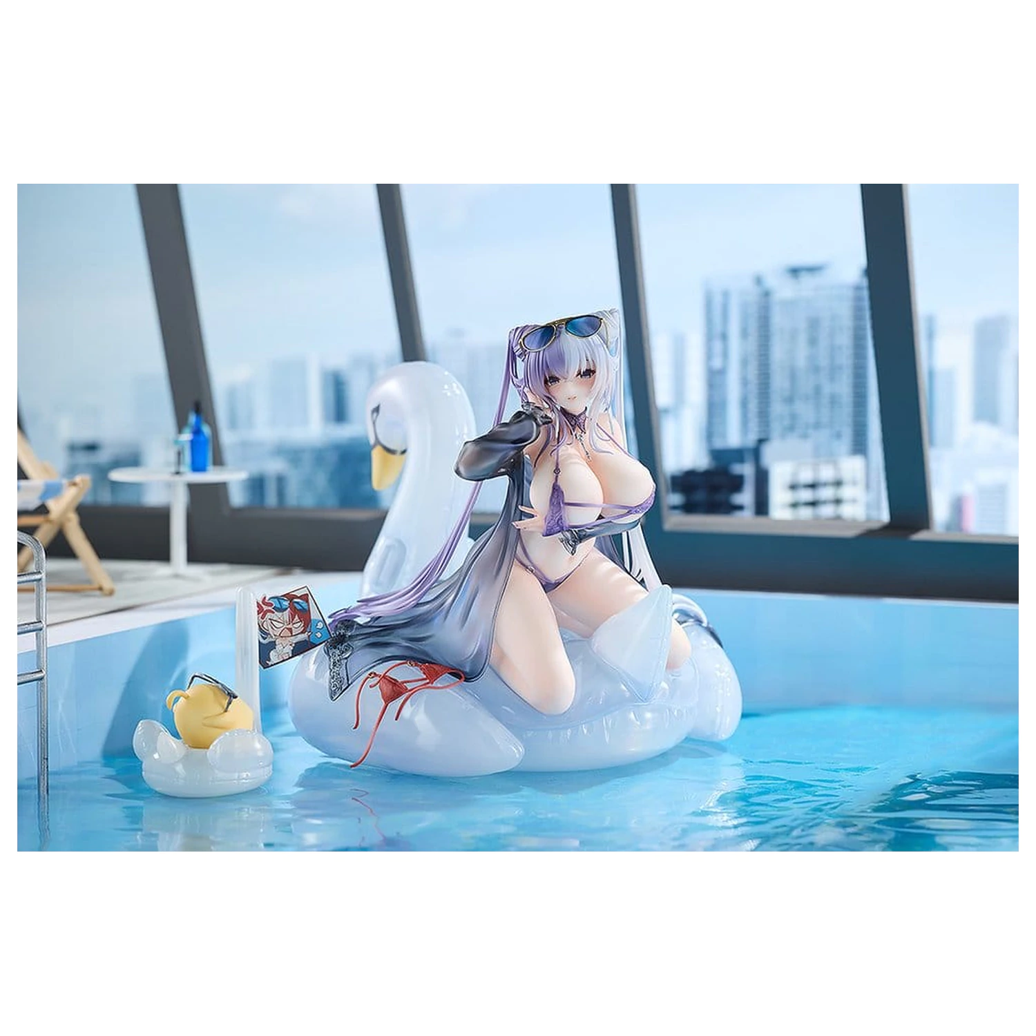 Azur Lane PVC Figure 1/7 Ying Swei Blue Waves, Limpid Summer Ver. 18 cm product photo