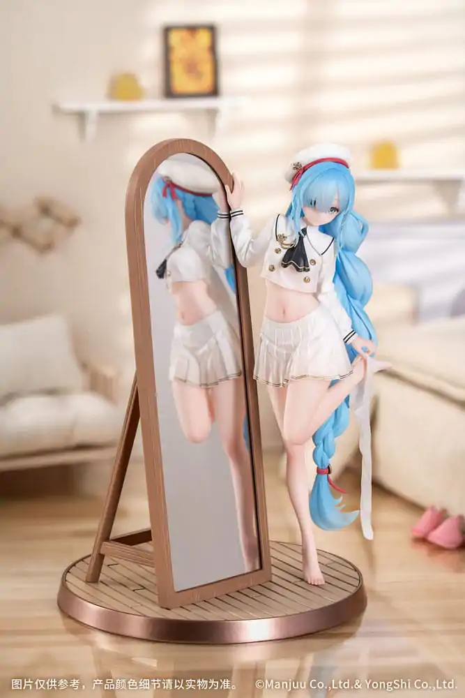 Azur Lane PVC Statue 1/8 Janus Fear of Changing Clothes 20 cm product photo
