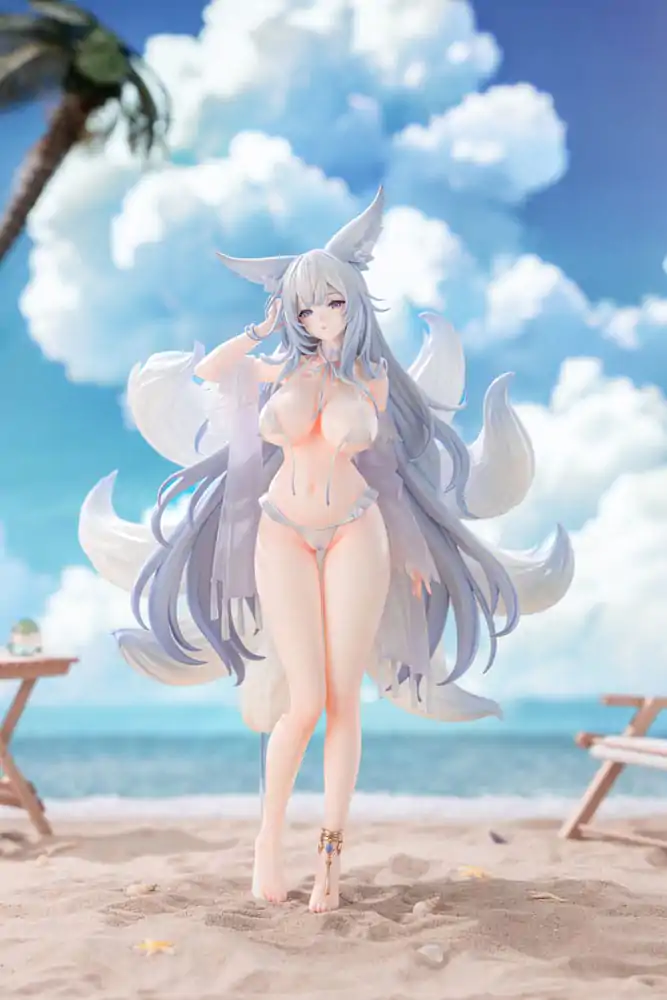 Azur Lane amiami x AniGame PVC Statue 1/6 Shinano Dreamy White Sands Ver. 30 cm termékfotó