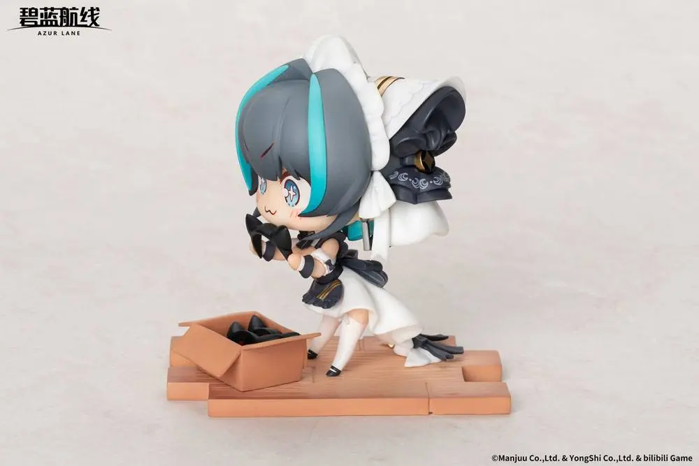 Azur Lane PVC Statue Deformed JUUs Time HMS Cheshire 8 cm product photo