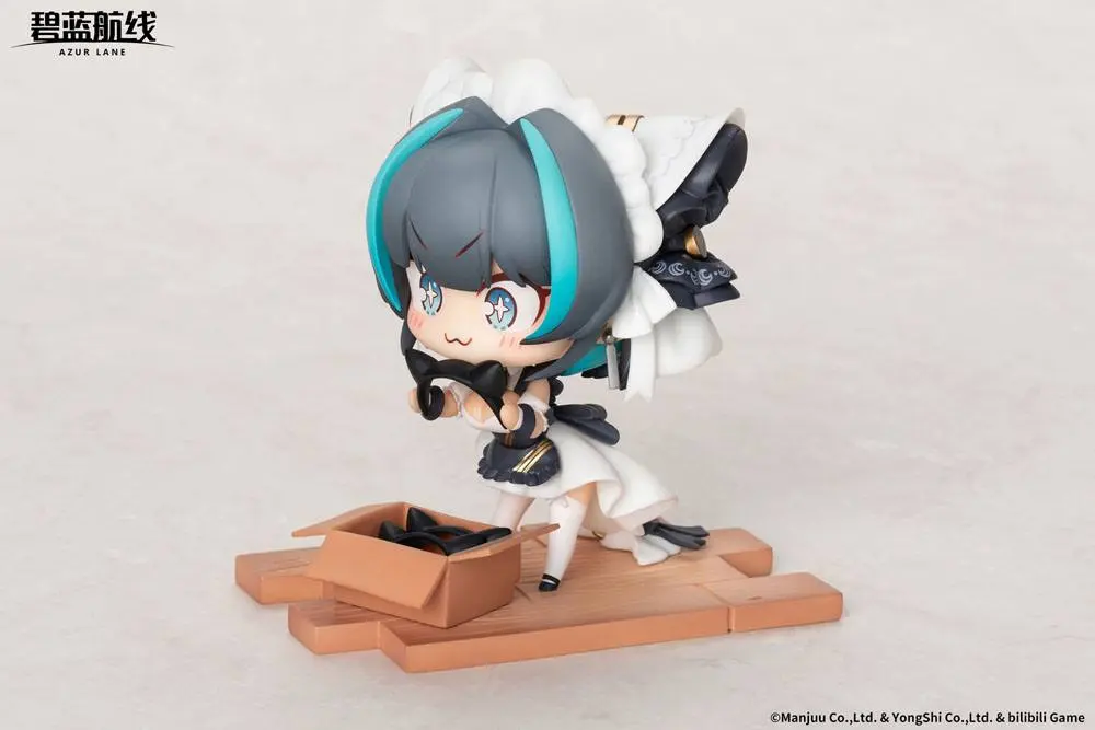 Azur Lane PVC Statue Deformed JUUs Time HMS Cheshire 8 cm product photo
