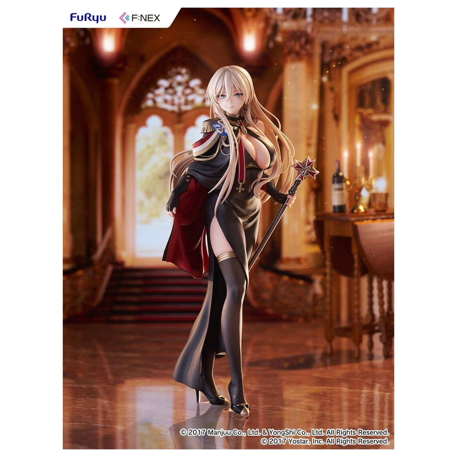 Azur Lane F:NEX PVC Figure 1/7 Bismarck Formal Dress Ver. 25 cm product photo