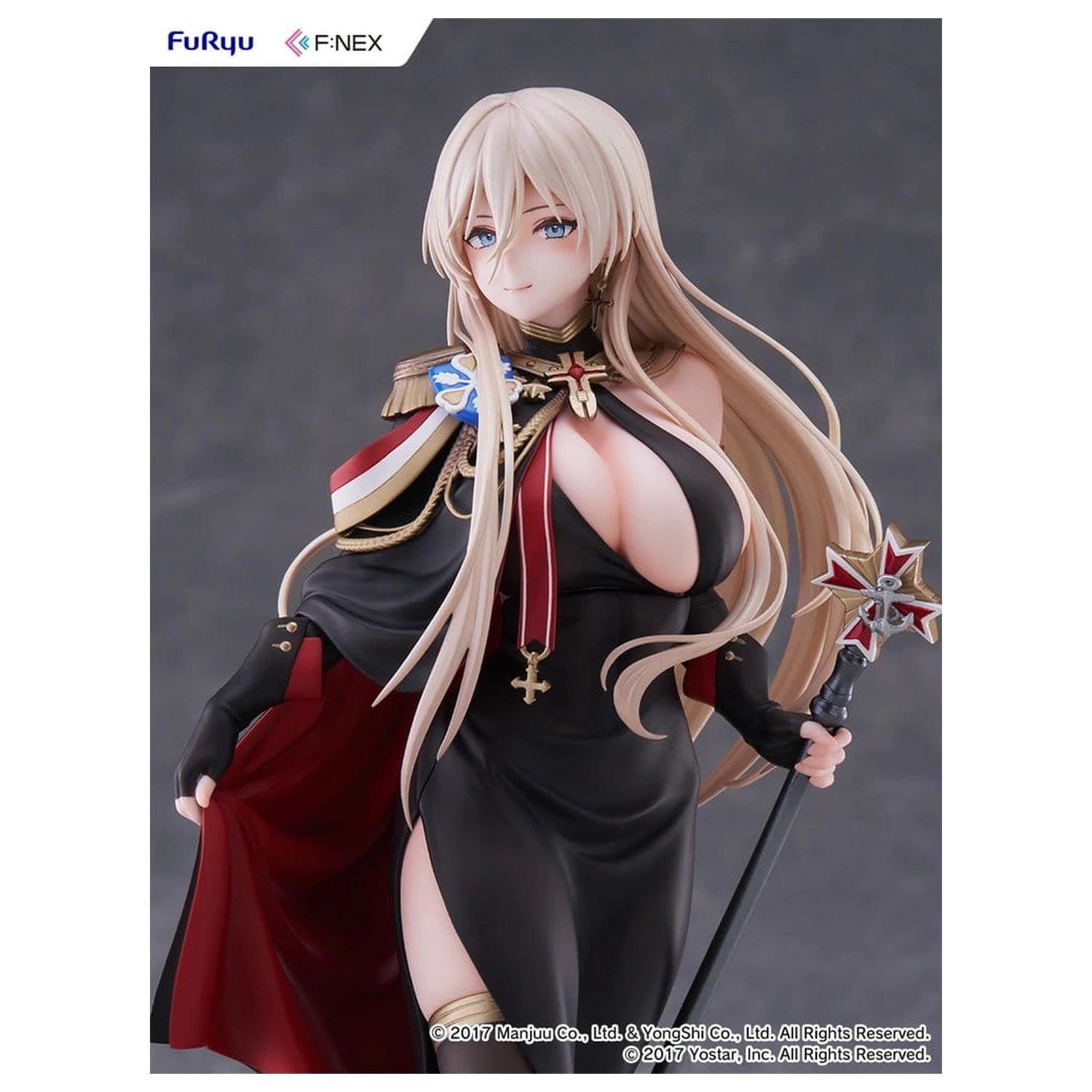 Azur Lane F:NEX PVC Figure 1/7 Bismarck Formal Dress Ver. 25 cm product photo
