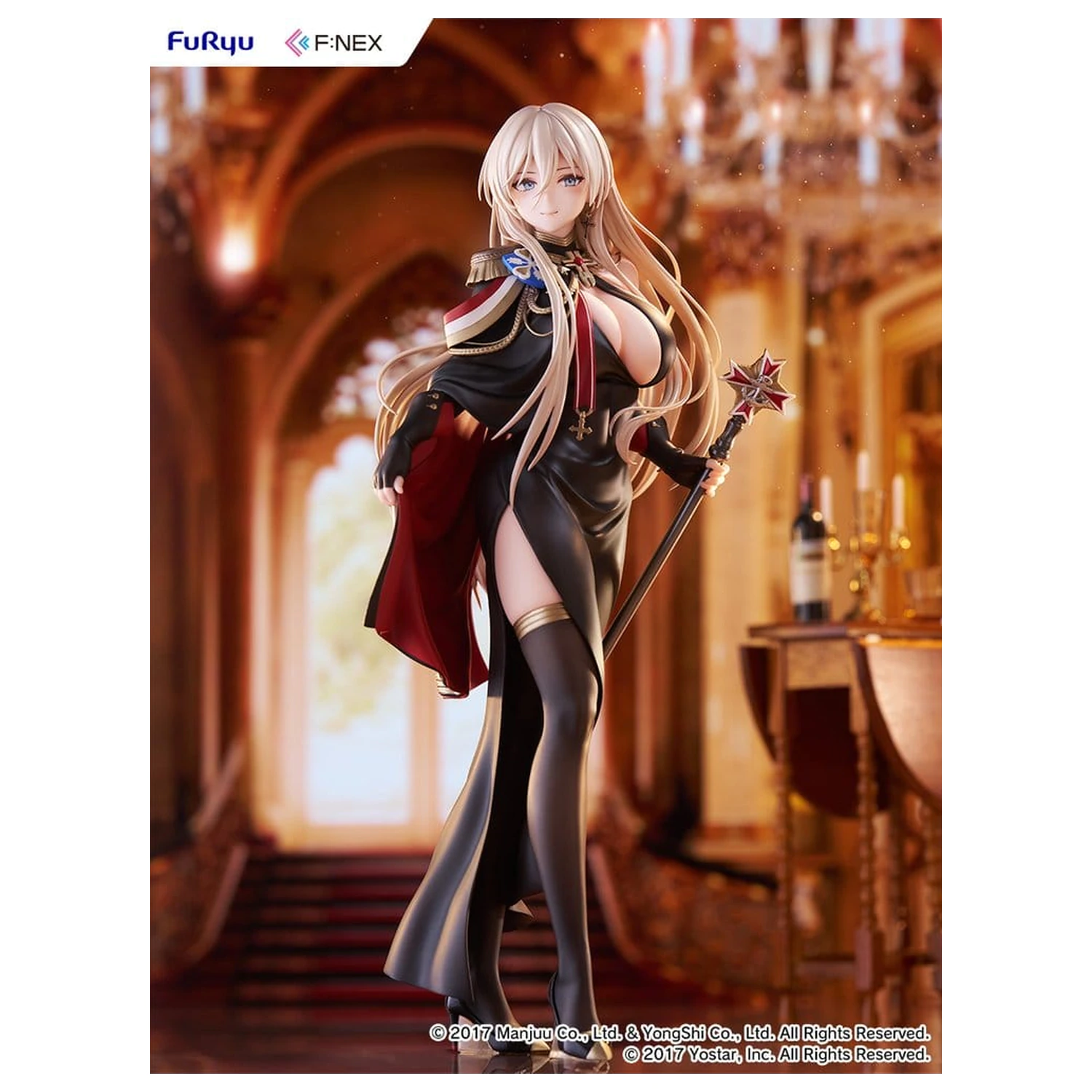 Azur Lane F:NEX PVC Figure 1/7 Bismarck Formal Dress Ver. 25 cm product photo
