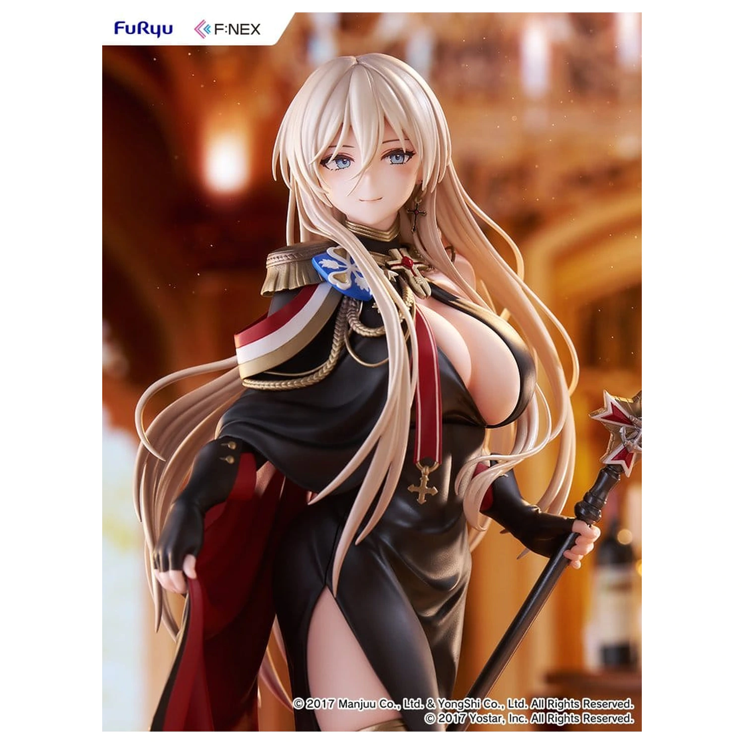 Azur Lane F:NEX PVC Figure 1/7 Bismarck Formal Dress Ver. 25 cm product photo