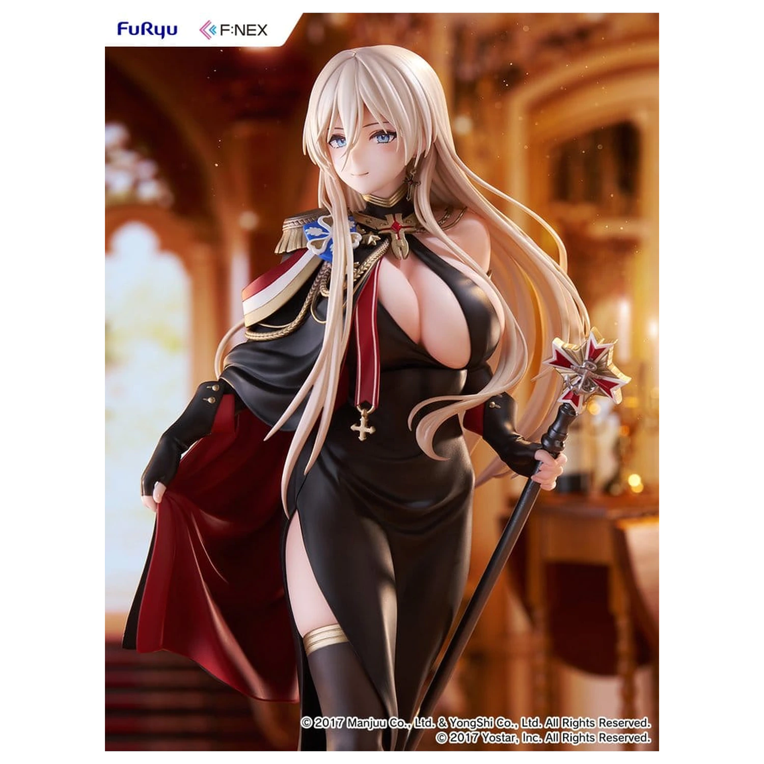 Azur Lane F:NEX PVC Figure 1/7 Bismarck Formal Dress Ver. 25 cm product photo