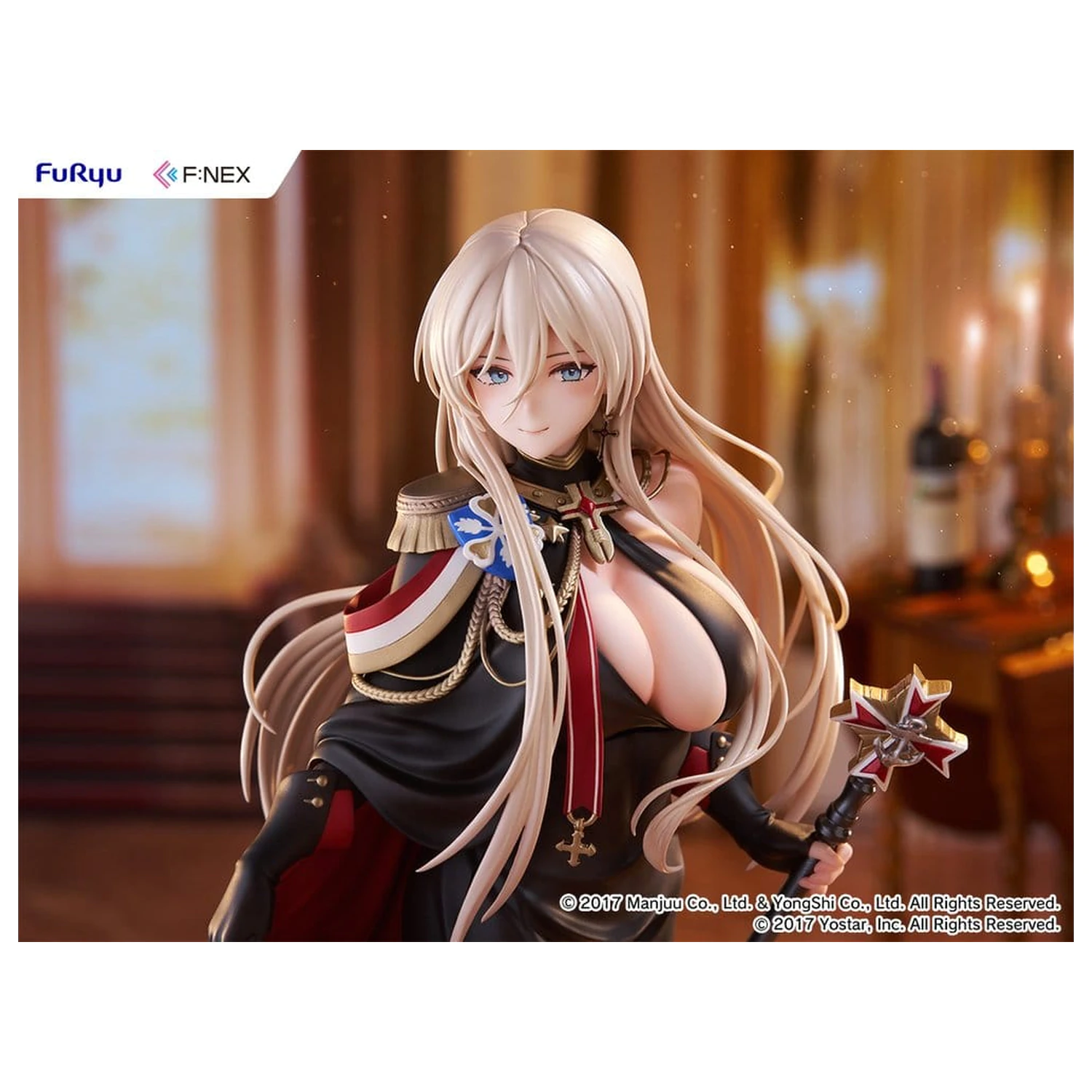 Azur Lane F:NEX PVC Figure 1/7 Bismarck Formal Dress Ver. 25 cm product photo