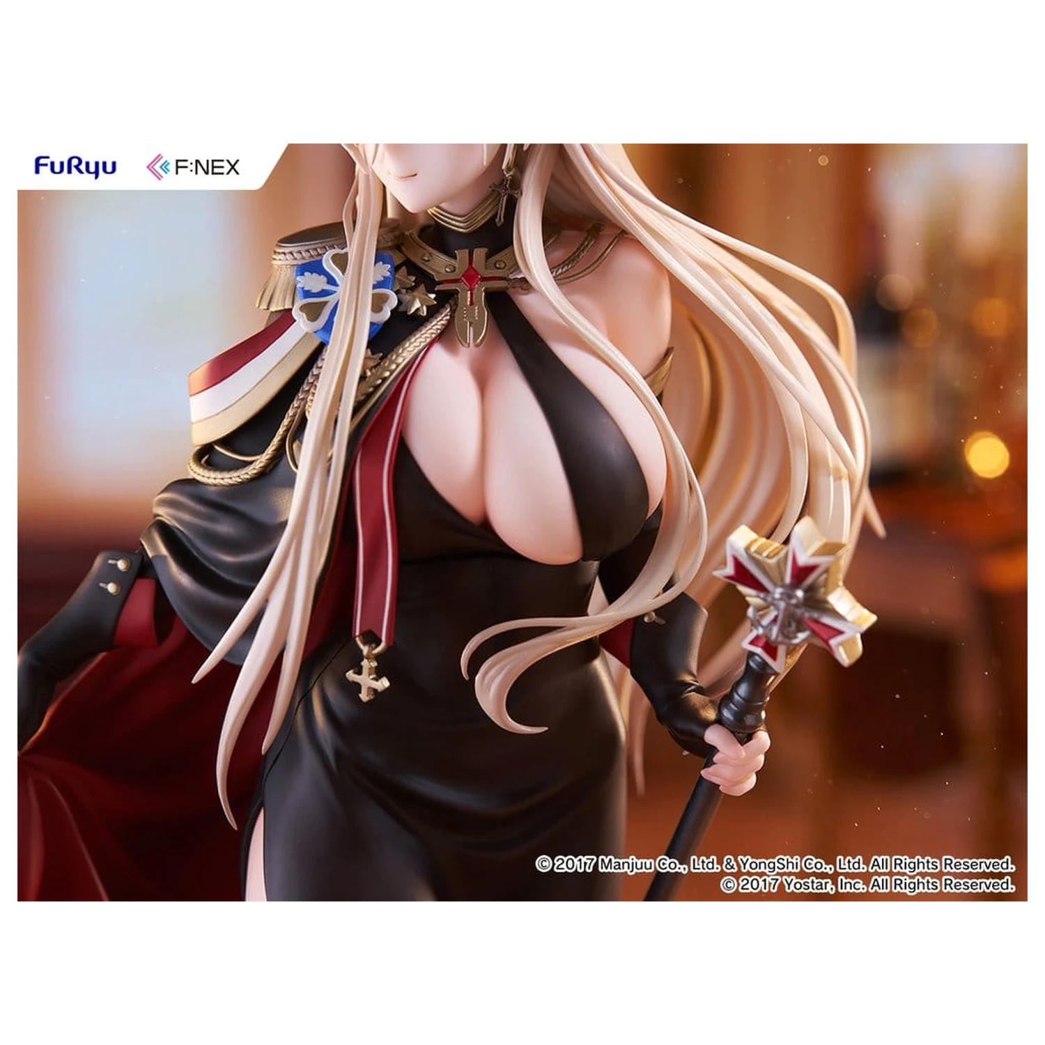 Azur Lane F:NEX PVC Figure 1/7 Bismarck Formal Dress Ver. 25 cm product photo