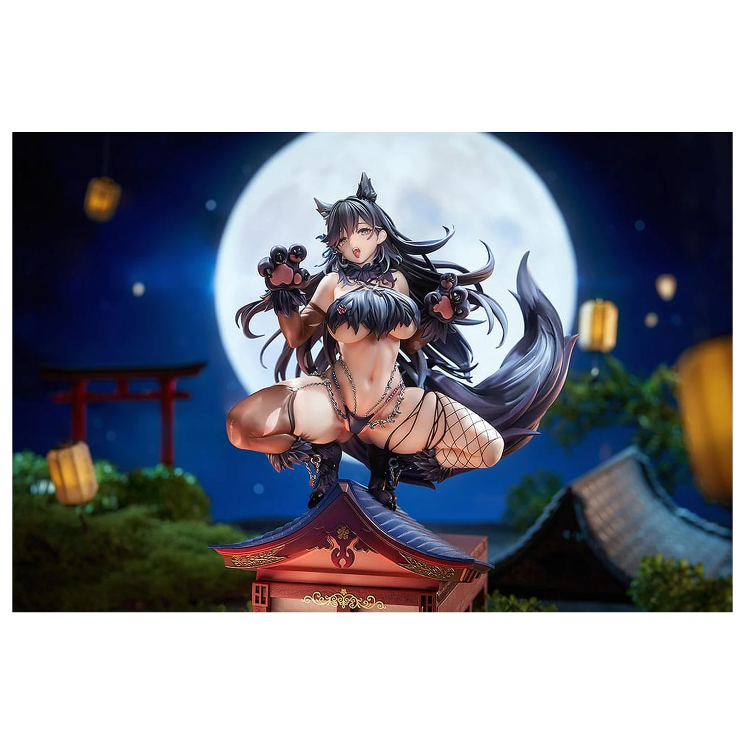 Azur Lane PVC Statue 1/7 Atago: Full Moon's Feral Wolf Ver. 24 cm  product photo