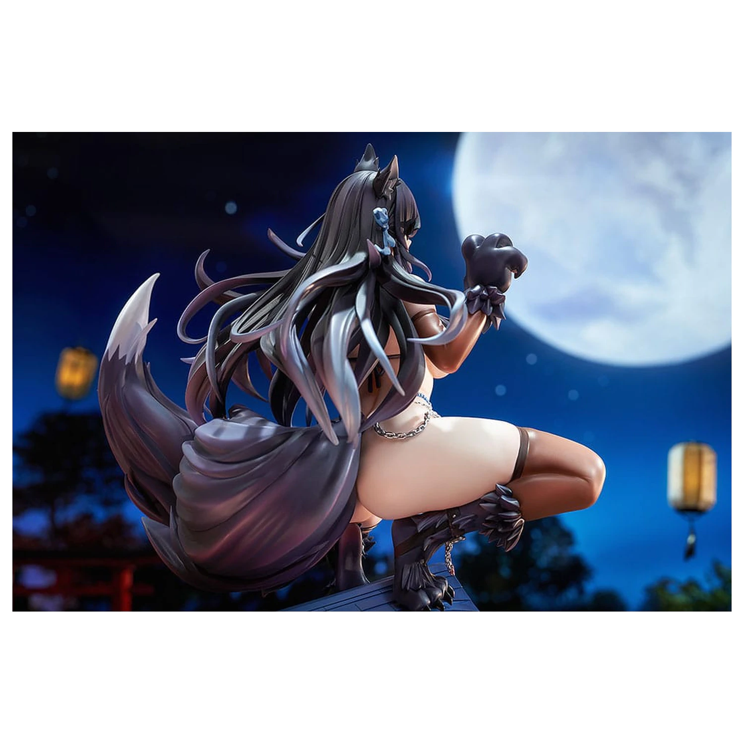 Azur Lane PVC Statue 1/7 Atago: Full Moon's Feral Wolf Ver. 24 cm  product photo