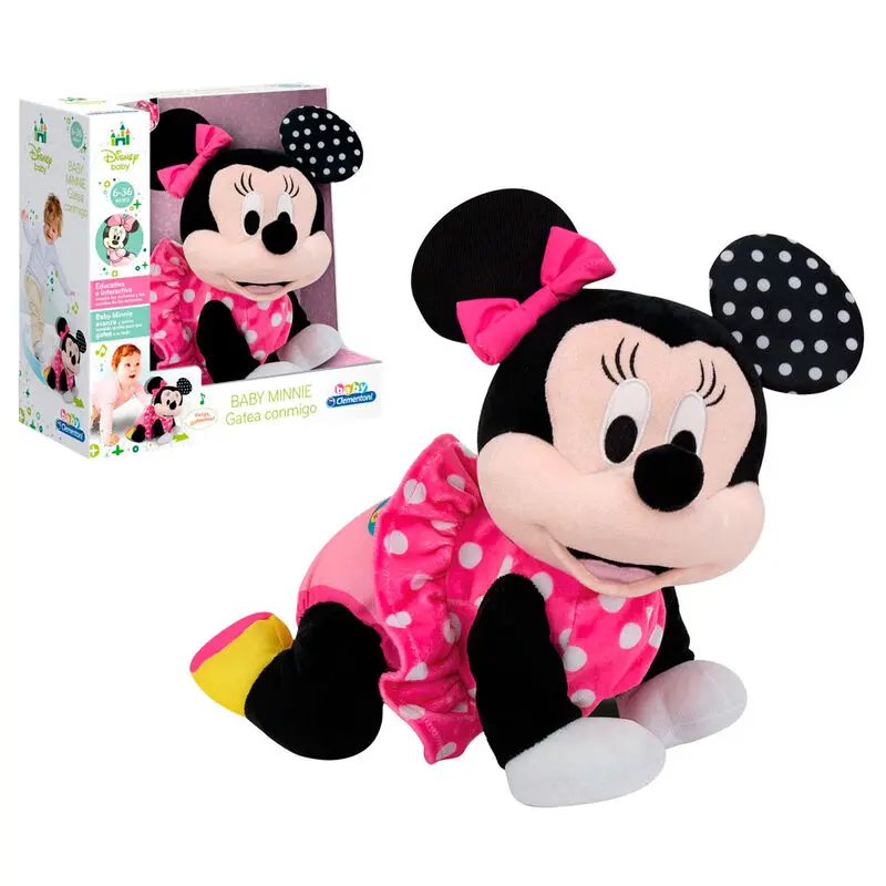 Disney Baby Minnie Crawls With me Spanish Plush toy product photo