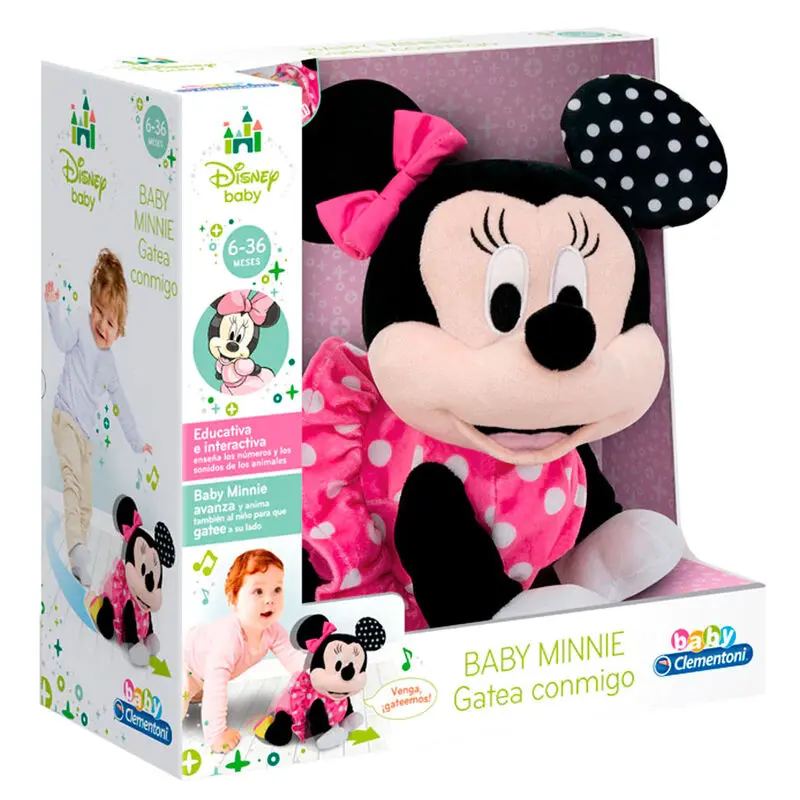 Disney Baby Minnie Crawls With me Spanish Plush toy product photo