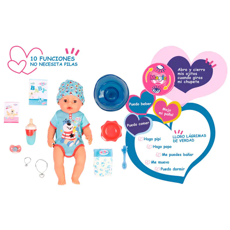 BABY born boy doll 43cm product photo