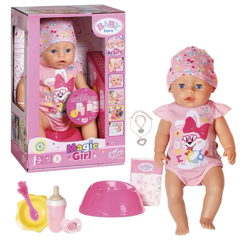 BABY born girl doll 43cm product photo